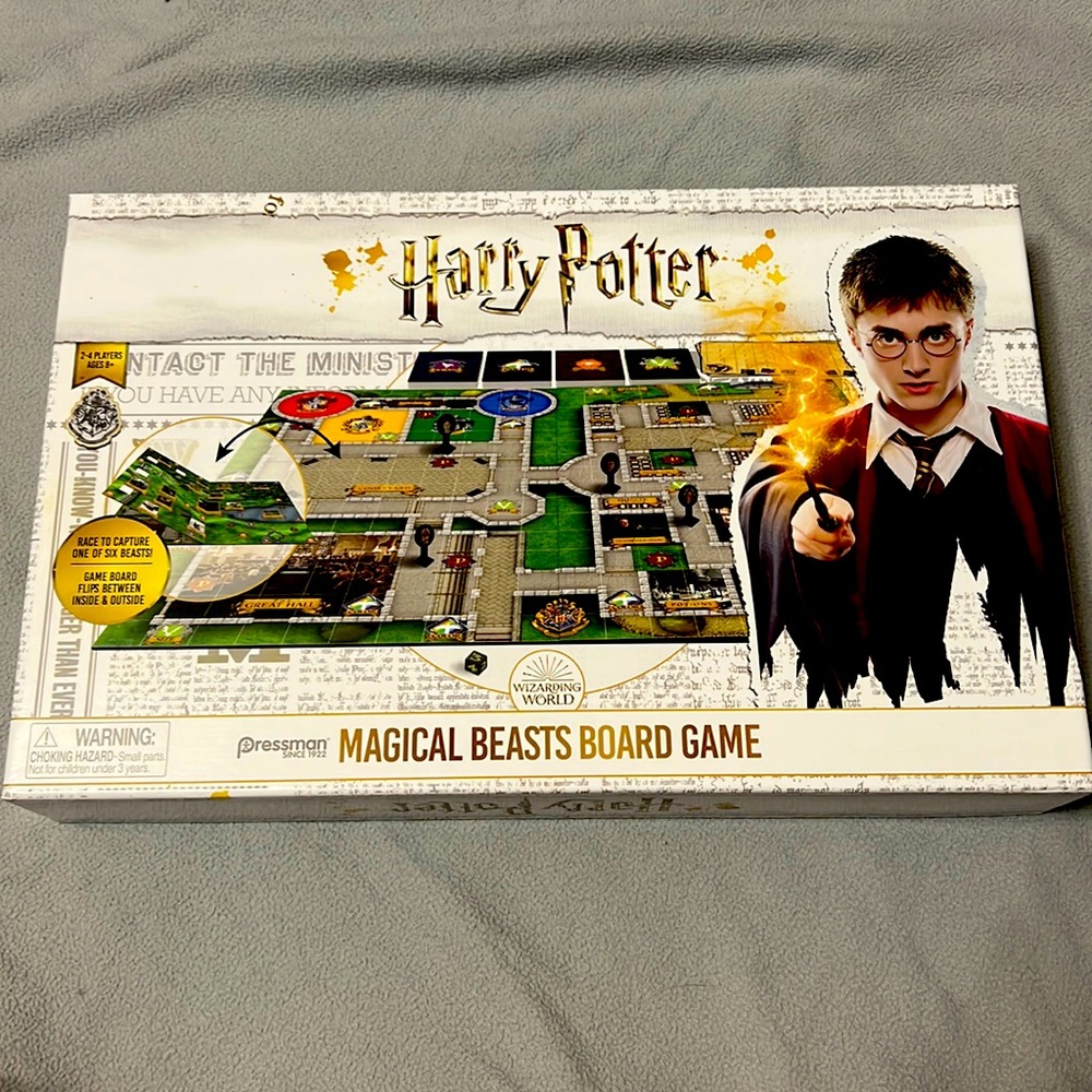 Harry Potter Magical Beasts Board Game - opened but never played